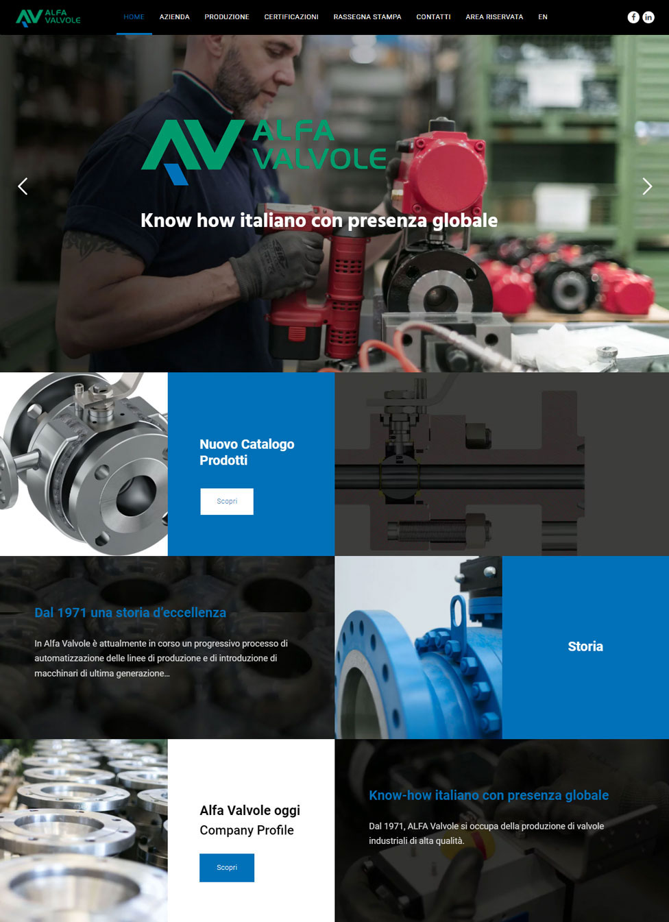 Alfa valvole homepage