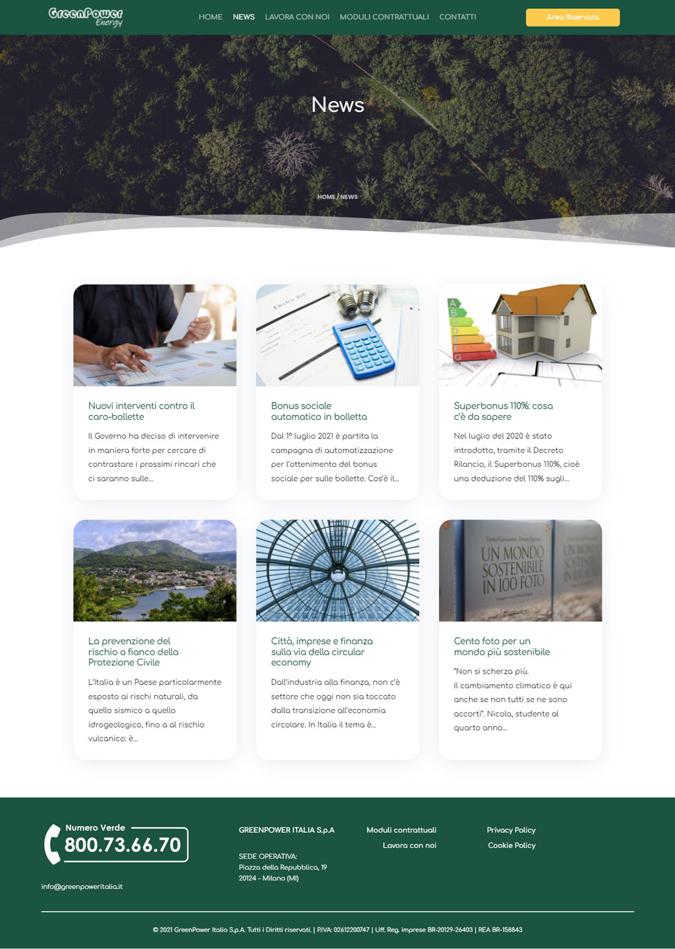 Greenpower Italia news